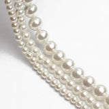 6mm AA+ Natural Shell Pearl Rainbow Round Loose Beads Diy Bracelet 15''