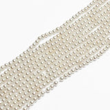 6mm AA+ Natural Shell Pearl Rainbow Round Loose Beads Diy Bracelet 15''