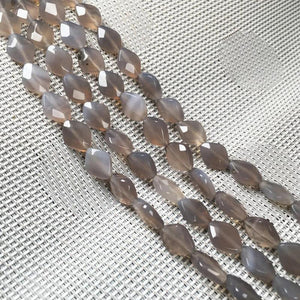 Faceted Square Natural Stone Agates Crystal Beads for Jewelry Making