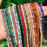 4x2mm Colorful Lapis Lazuli Beads Round Loose Beads