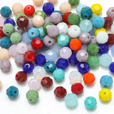 2/3/4mm 32Faceted Glass Round Beads for DIY Jewelry Making