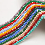 2/3/4mm 32Faceted Glass Round Beads for DIY Jewelry Making