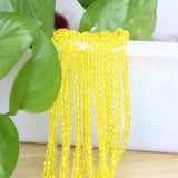 540Pcs DIY Crystal Rondelle Glass Beads 2mm Spacer Round Jewelry Accessories