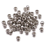 200pcs Flat Round CCB Spacer Beads Large Hole Scarf Beads for DIY Jewelry Making