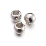 200pcs Flat Round CCB Spacer Beads Large Hole Scarf Beads for DIY Jewelry Making