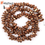 Natural Hematite Stone Chip Beads for Jewelry Making Diy Bracelet