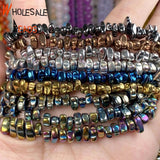 Natural Hematite Stone Chip Beads for Jewelry Making Diy Bracelet