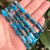 8x11mm Apatite Cylinder Shape Loose Beads 7.5''