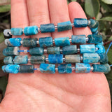 8x11mm Apatite Cylinder Shape Loose Beads 7.5''