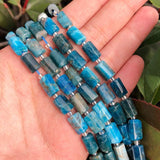 8x11mm Apatite Cylinder Shape Loose Beads 7.5''