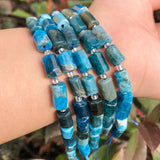 8x11mm Apatite Cylinder Shape Loose Beads 7.5''
