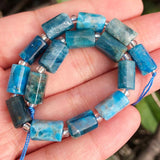 8x11mm Apatite Cylinder Shape Loose Beads 7.5''