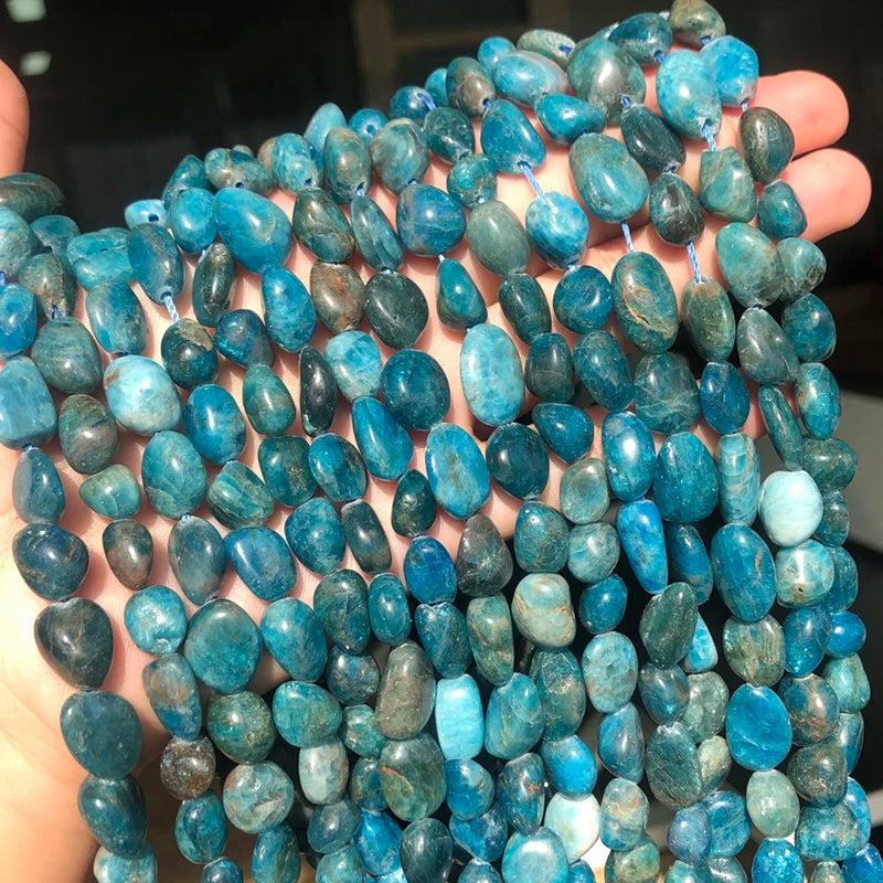 6-8mm Natural Apatites Stone Beads for Jewellery Making