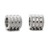 20pcs Lot Stainless Steel Big Hole Spacer Beads for DIY Jewelry Making