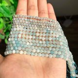 Faceted Amazonite Gem Stone Waist Beads 15'' 3 4mm