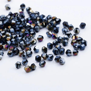 500pcs 3mm Crystal Bicone Beads Glass Loose Spacer #5301 U PICK Colors