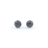 CZ Hollow Ball Beads for DIY Jewelry Making 3pcs/lot
