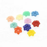 30pcs Coral 10-12mm Flower Loose Beads for Jewelry Making DIY