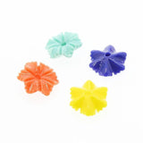 30pcs Coral 10-12mm Flower Loose Beads for Jewelry Making DIY