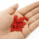 30pcs Coral 10-12mm Flower Loose Beads for Jewelry Making DIY