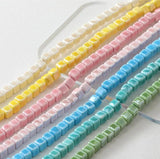 8mm Cube Ceramic Bead Colorful Small Square High DIY Jewelry Making