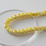 8mm Cube Ceramic Bead Colorful Small Square High DIY Jewelry Making