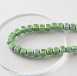 8mm Cube Ceramic Bead Colorful Small Square High DIY Jewelry Making