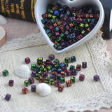 Acrylic Letter Cube Pony Beads 6x6mm 400PCs YKL0152