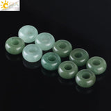 CSJA 12mm Big Hole Natural Stones Beads for Jewelry Making