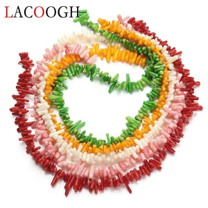 6-15mm Red/Yellow/White/Green Coral Beads Loose Spacer Beads DIY Material
