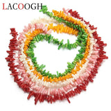 6-15mm Red/Yellow/White/Green Coral Beads Loose Spacer Beads DIY Material