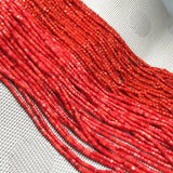 Natural Stone Coral Beads Column Shape Loose Beads for DIY Jewelry Making