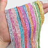 3x2mm Shell Beads Multicolor Mother of Pearl Heishi Bead