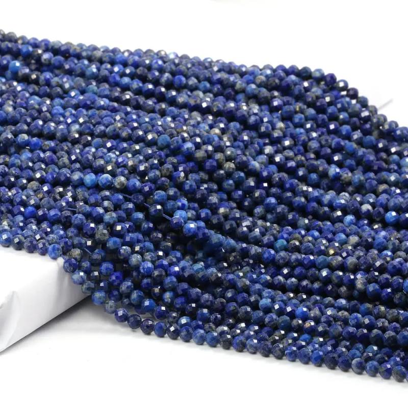 Lapis Lazuli 2-3mm Natural Stone Beads for Jewelry Making