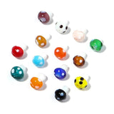 Glass Mushroom Beads DIY Earring Necklace Jewelry Making Pendant