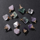 Irregular Amethysts Fluorite Quartz Beads Pendant for Jewelry Making