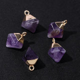 Irregular Amethysts Fluorite Quartz Beads Pendant for Jewelry Making