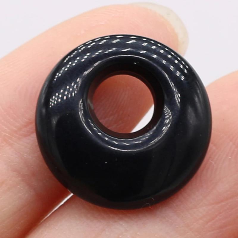 18mm Natural Stone Big Hole Beads Malaysian Jades Green Aventurines