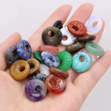 18mm Natural Stone Big Hole Beads Malaysian Jades Green Aventurines