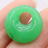 18mm Natural Stone Big Hole Beads Malaysian Jades Green Aventurines