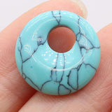 18mm Natural Stone Big Hole Beads Malaysian Jades Green Aventurines