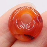 18mm Natural Stone Big Hole Beads Malaysian Jades Green Aventurines