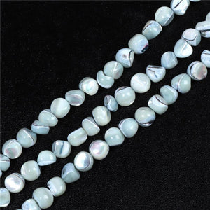 Mother of Pearl Shell Beads Gravel Shape Loose Beads