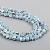 Mother of Pearl Shell Beads Gravel Shape Loose Beads
