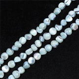 Mother of Pearl Shell Beads Gravel Shape Loose Beads