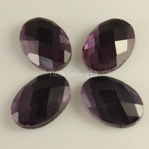 25pcs 10x14mm Oval Crystal Rhinestones Flatback Beads U-pick