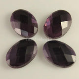 25pcs 10x14mm Oval Crystal Rhinestones Flatback Beads U-pick
