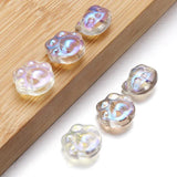 20pcs Colorful Glaze Beads 15x13mm Bear Paw Cartoon Cat DIY Jewelry Accessories