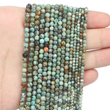 Natural Africa Turquoise Stone Beads 2/3/4mm Loose Beads