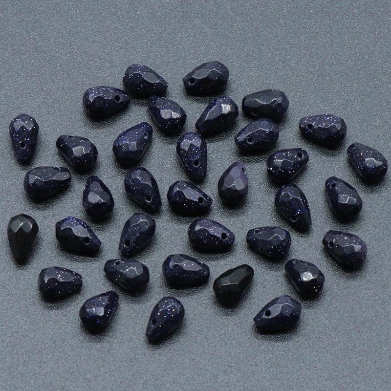 Faceted Water Drop Shape Agates Natural Stone Beads